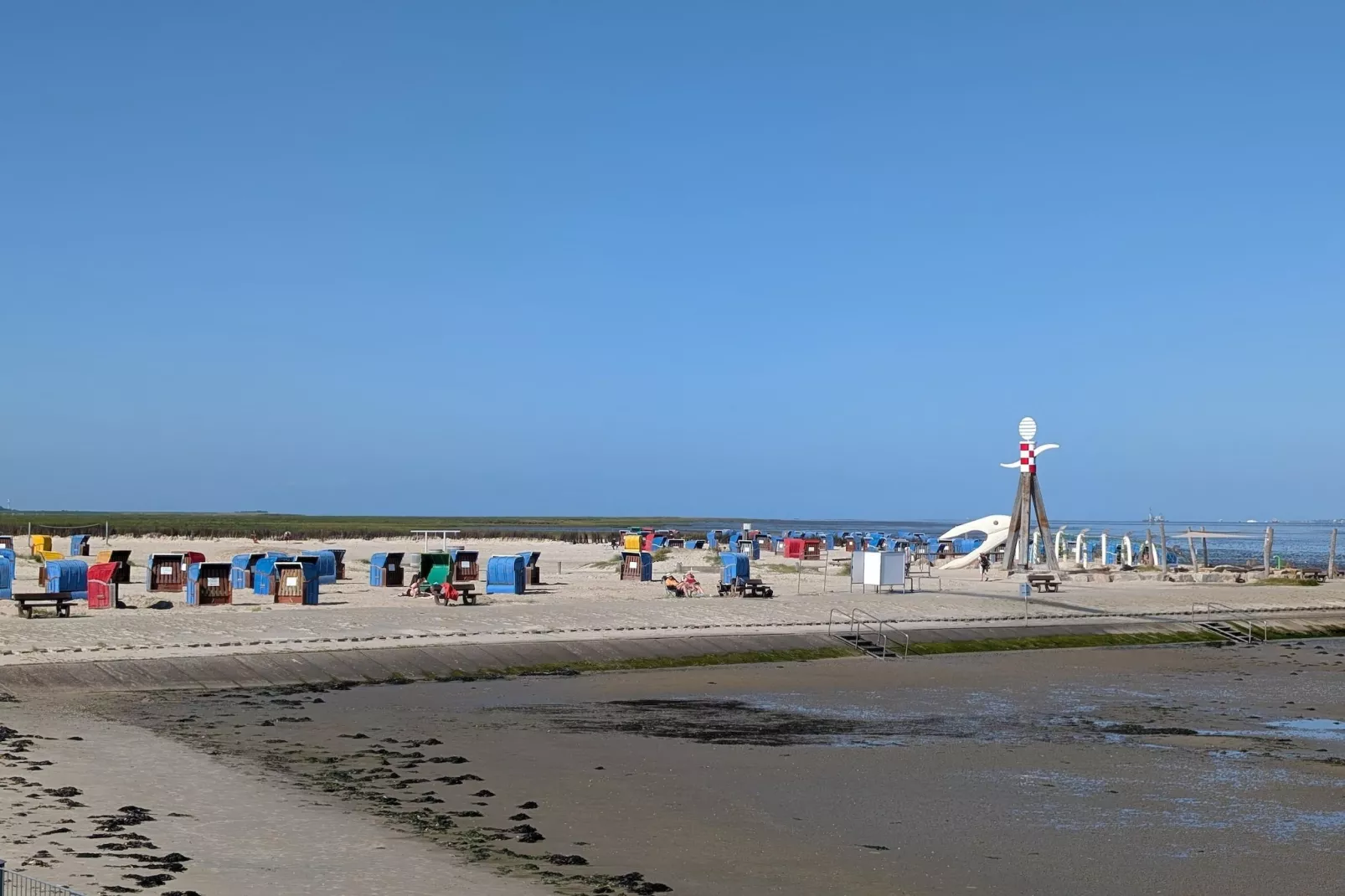 Doppelhaushälfte Nordseerose 125-Gebieden zomer 5km
