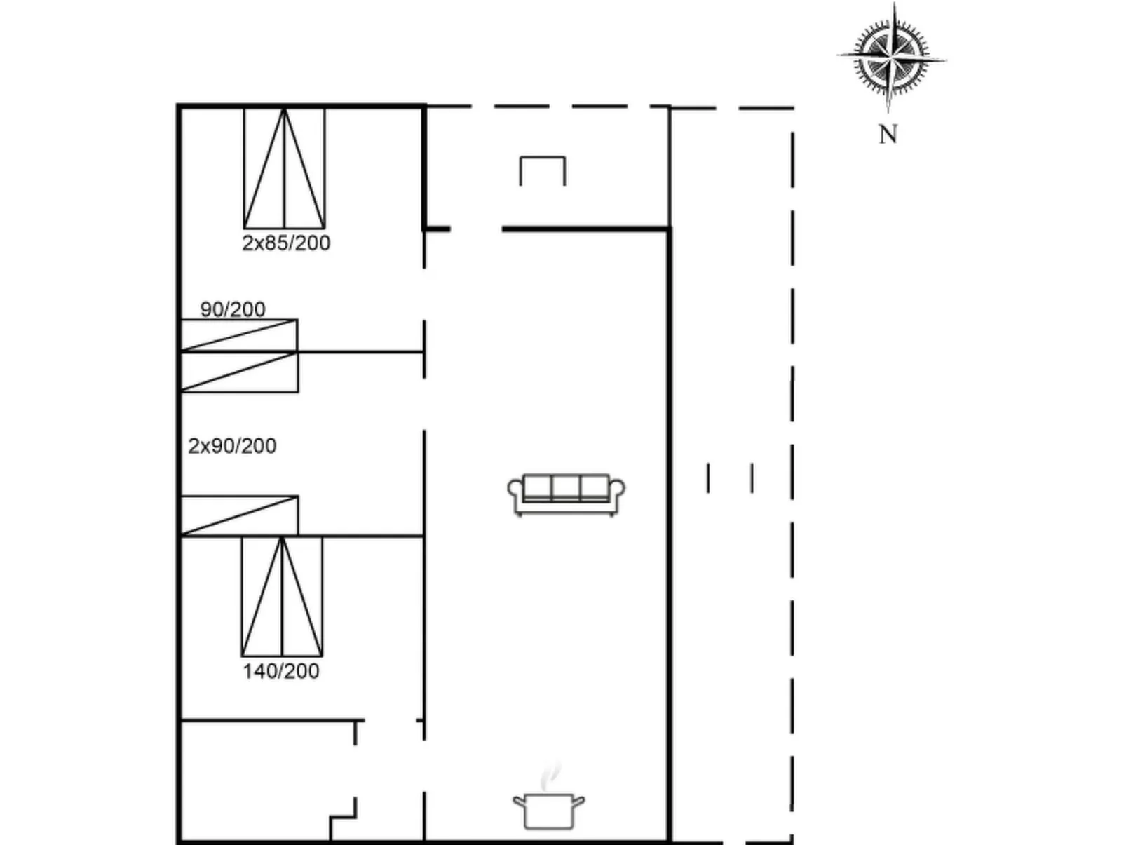 "Jesper" - 600m from the sea