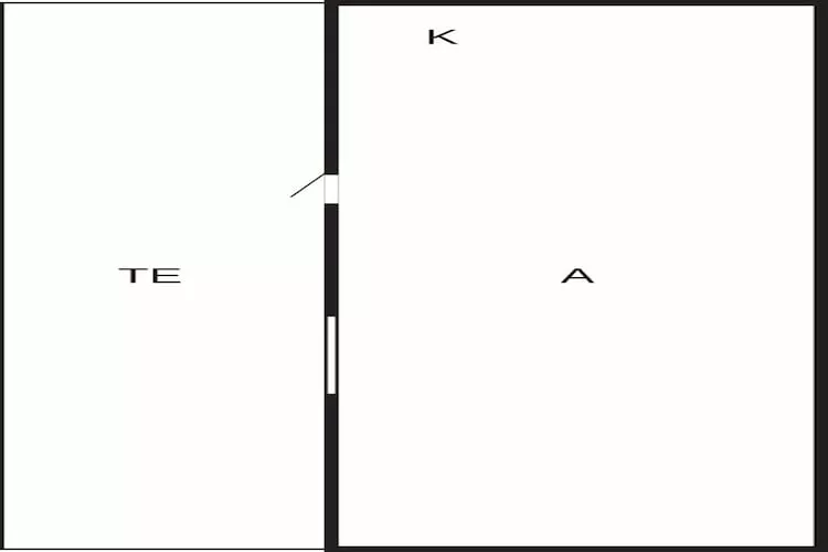 Hytte til 4 personer-Plattegrond