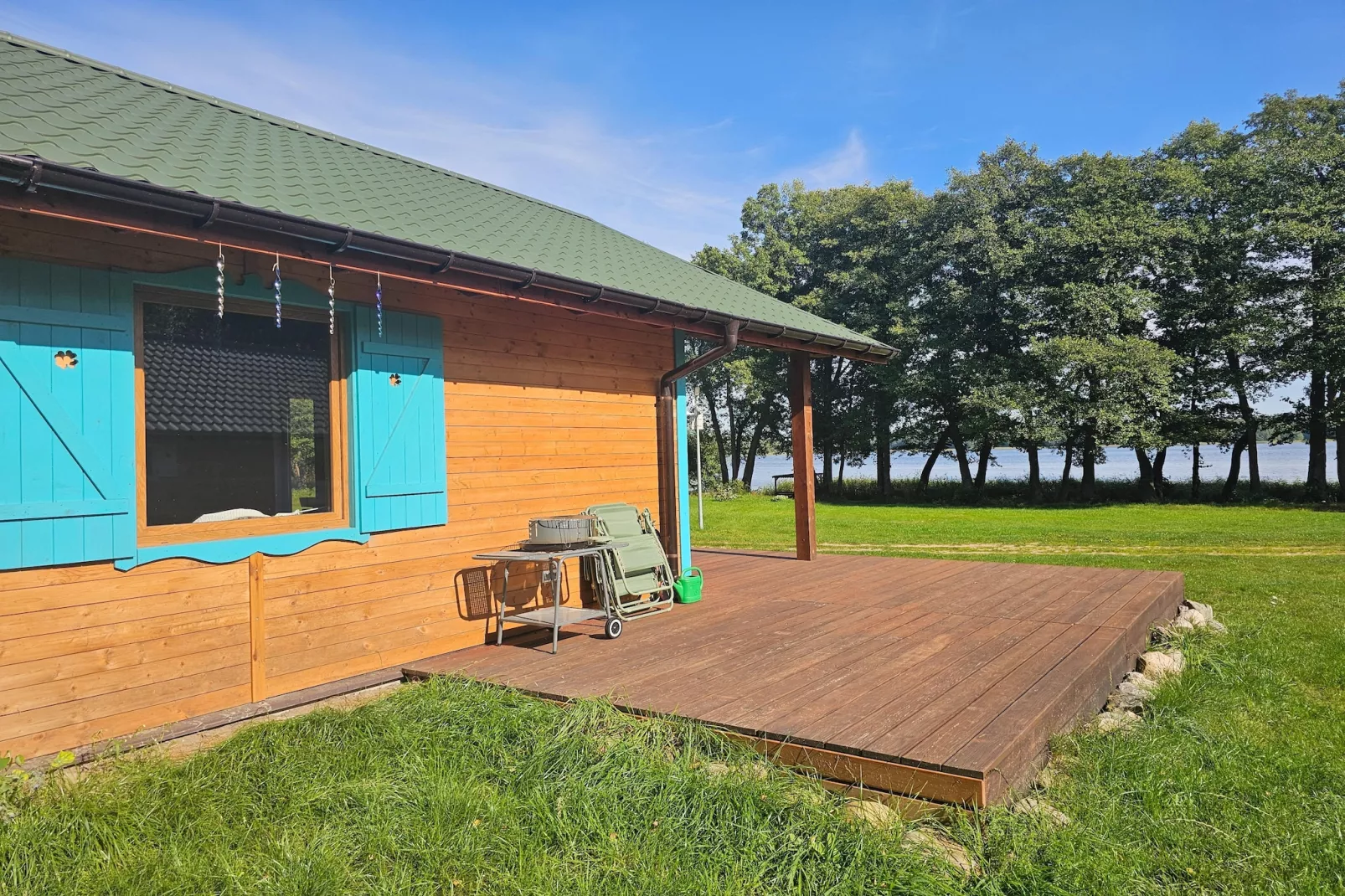 Domek wakacyjny NIEZAPOMINAJKA dla max 6 osób Grąbczyn-Terrasbalkon
