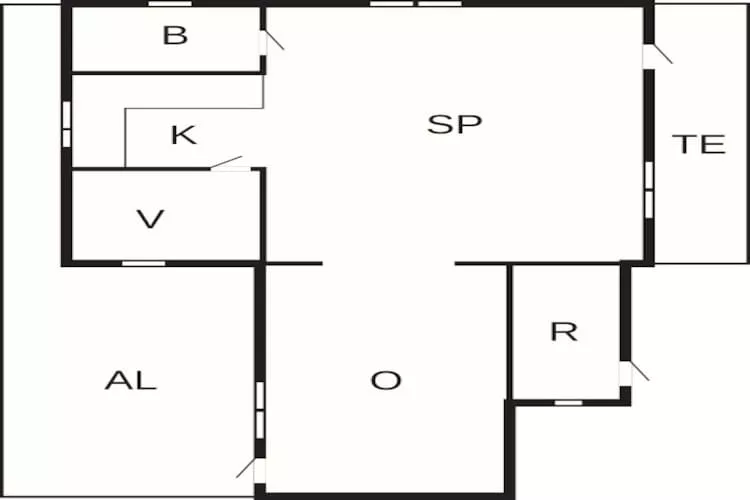 5 Personen vakantie huis in Bredaryd-Plattegrond