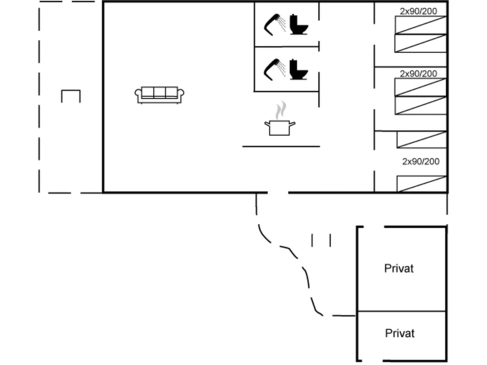 "Talitha" - 40m from the sea