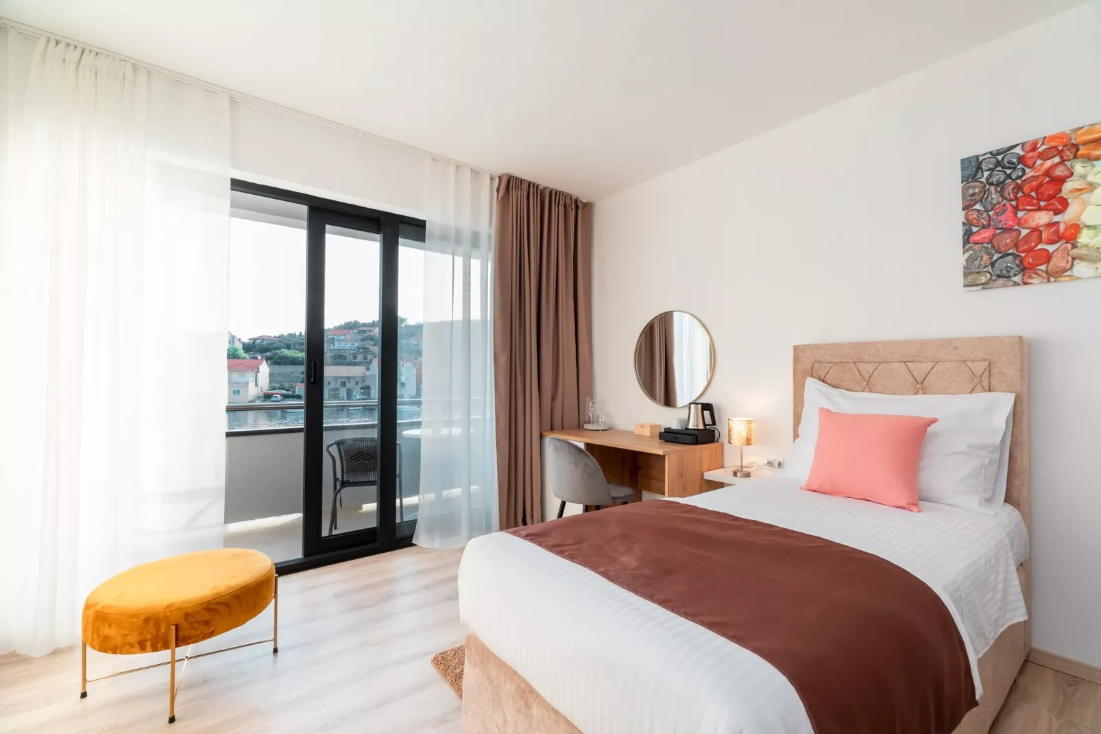 Apartments & Rooms Fisherman's Luck - Superior Twin Room with Balcony and Sea View