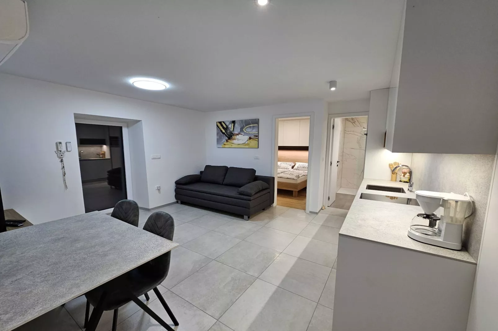 Portoroz Apartment with Sea View and Hot-Tub - One Bedroom Apartment with Sea View and Terrace