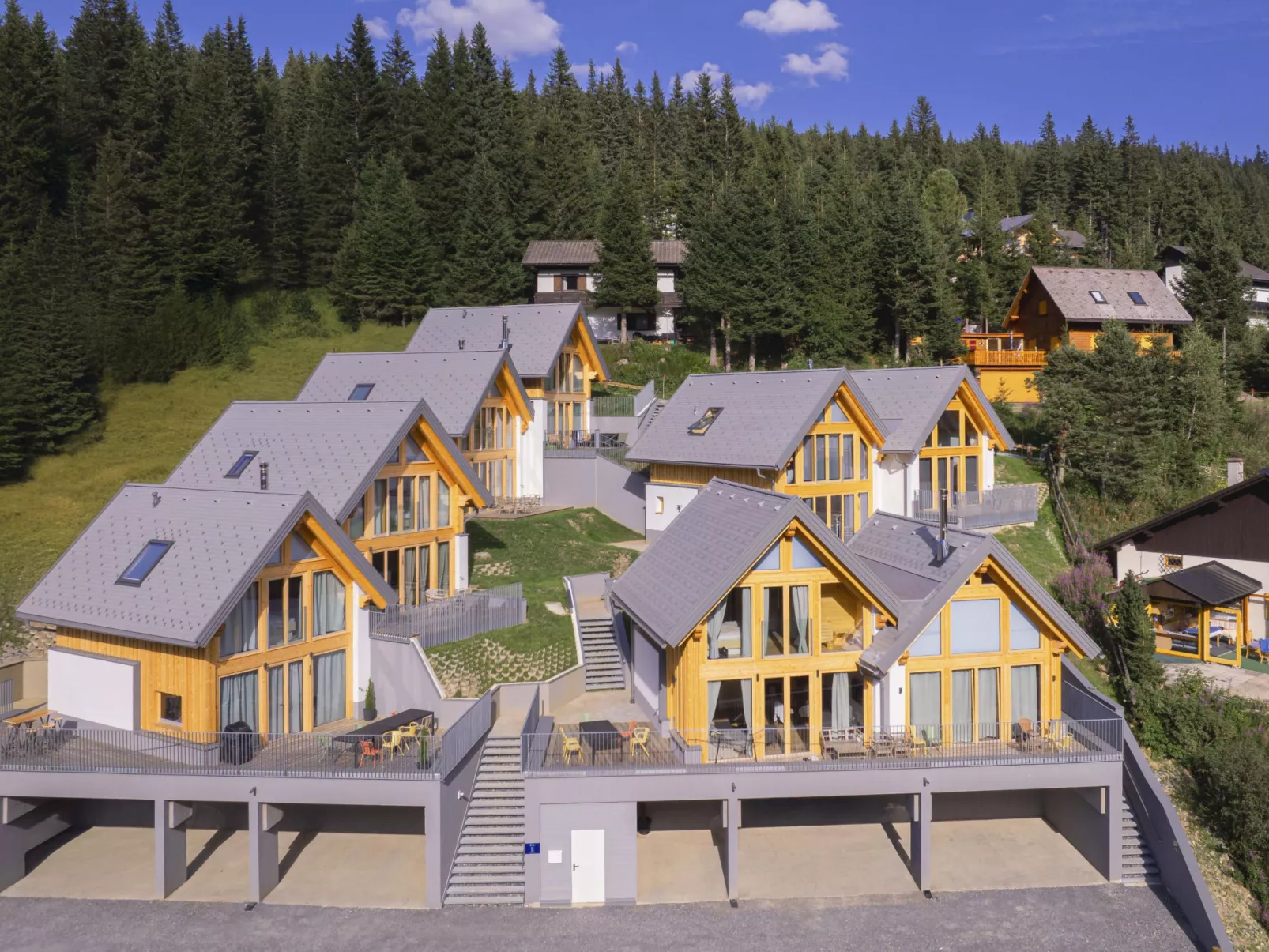 Chalet Nr. 1 mit 2 Schlafzimmern und Sauna