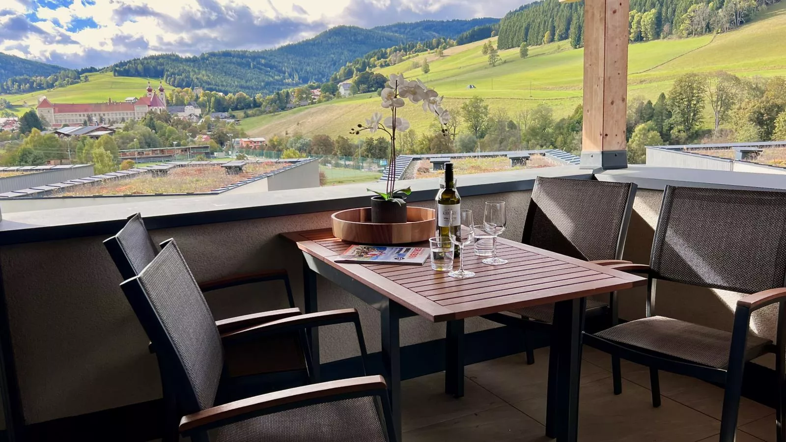 Chalet Kolibri-Terrasbalkon