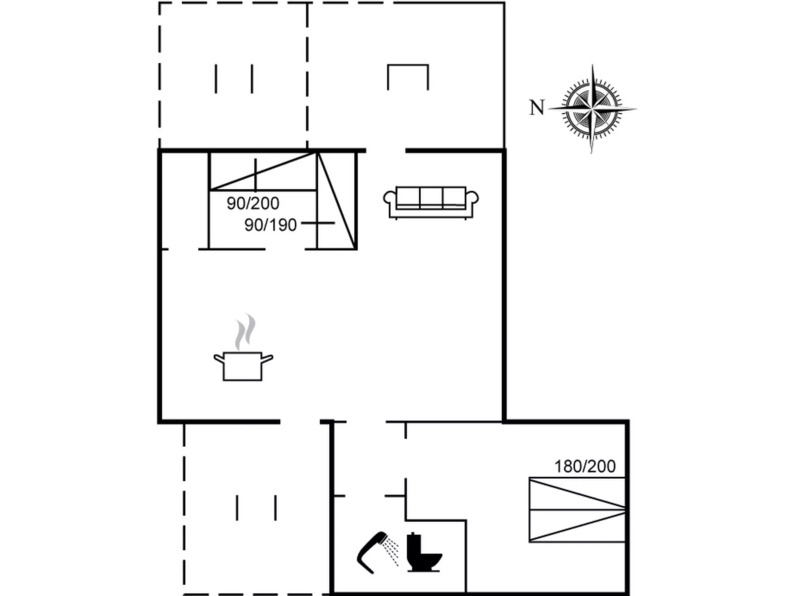 "Vamika" - 400m to the fjord