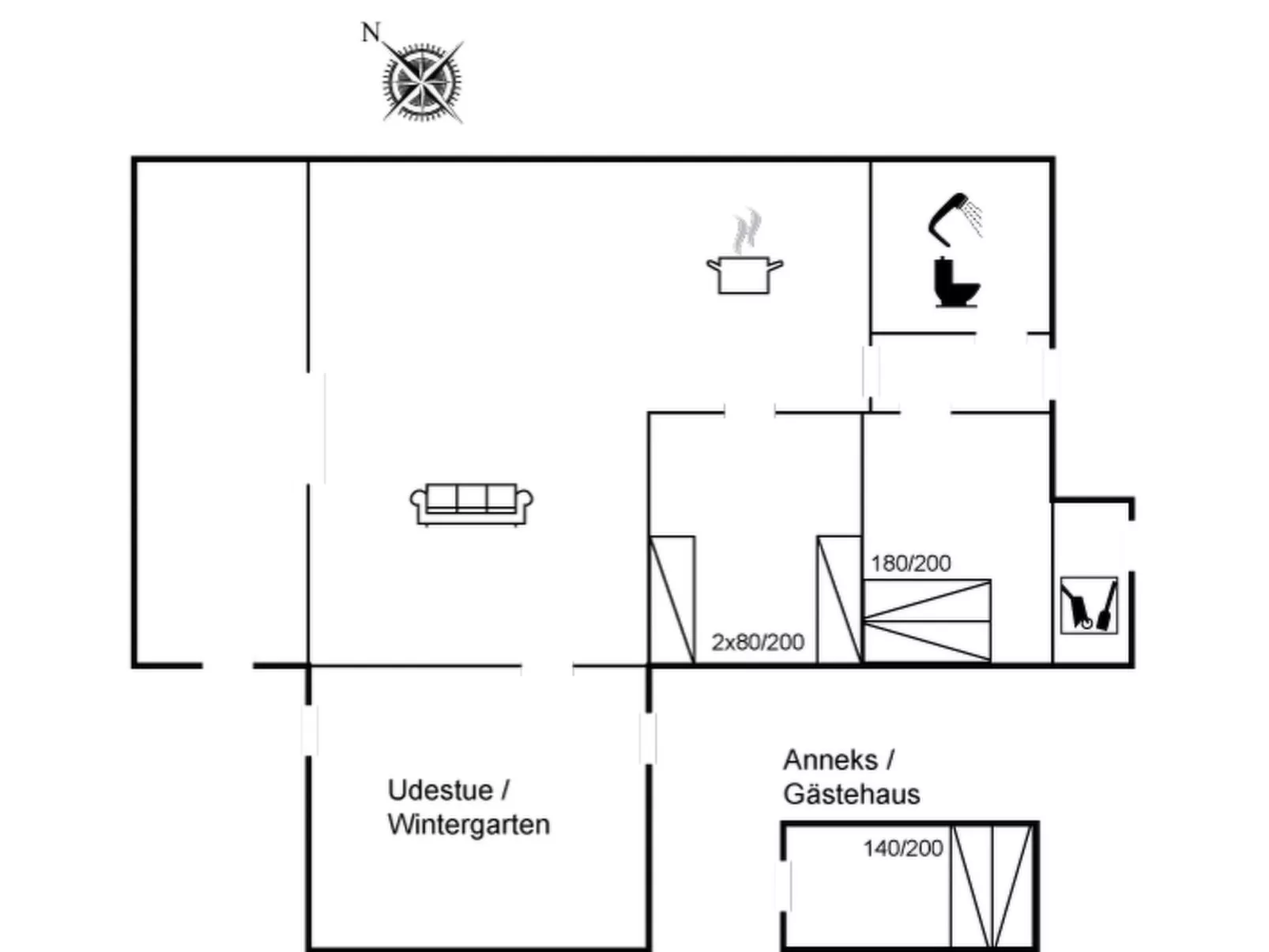 "Thersten" - 500m to the fjord