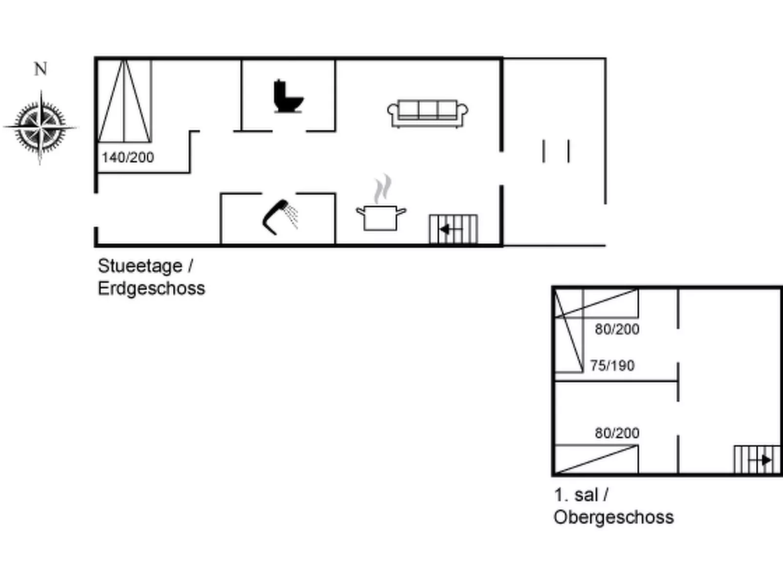 "Skarp" - 500m from the sea