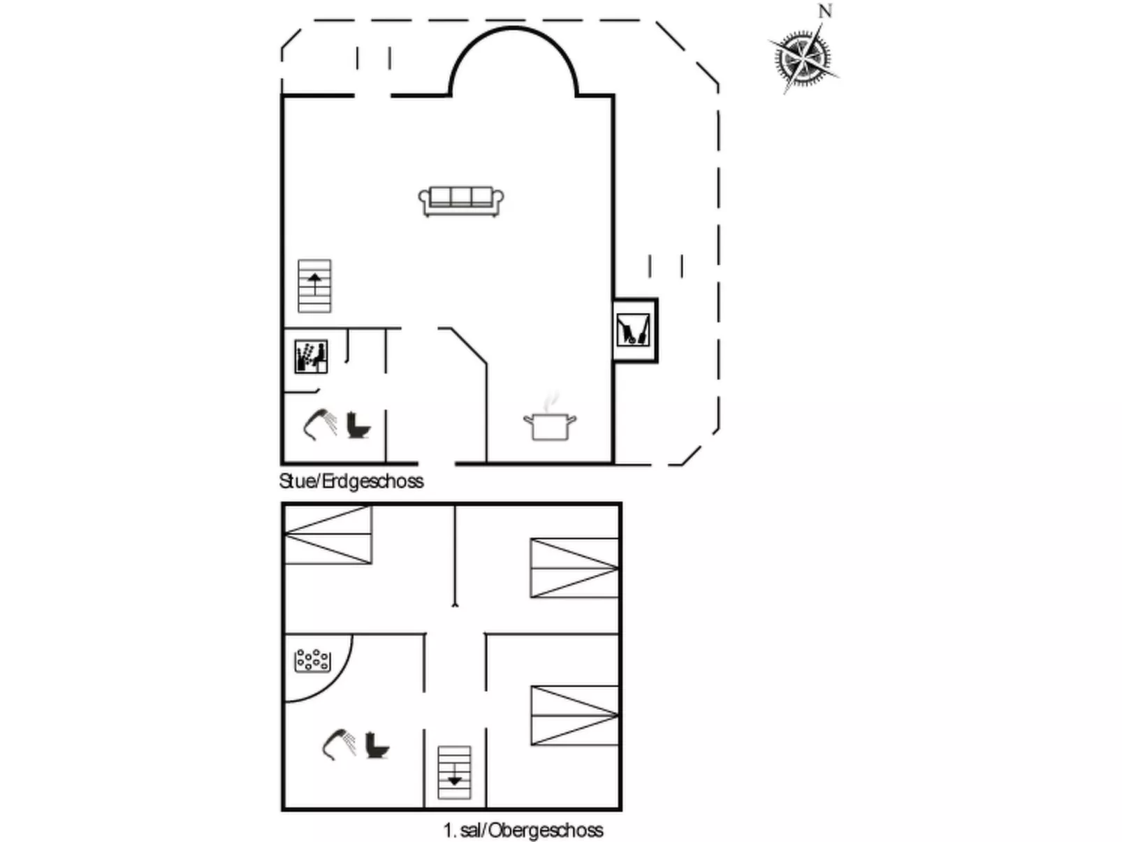"Harriette" - 100m from the sea