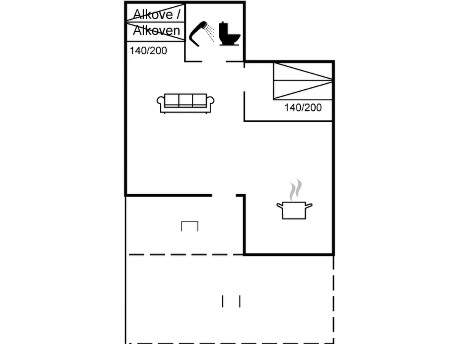 "Nielsen" - 30m to the fjord