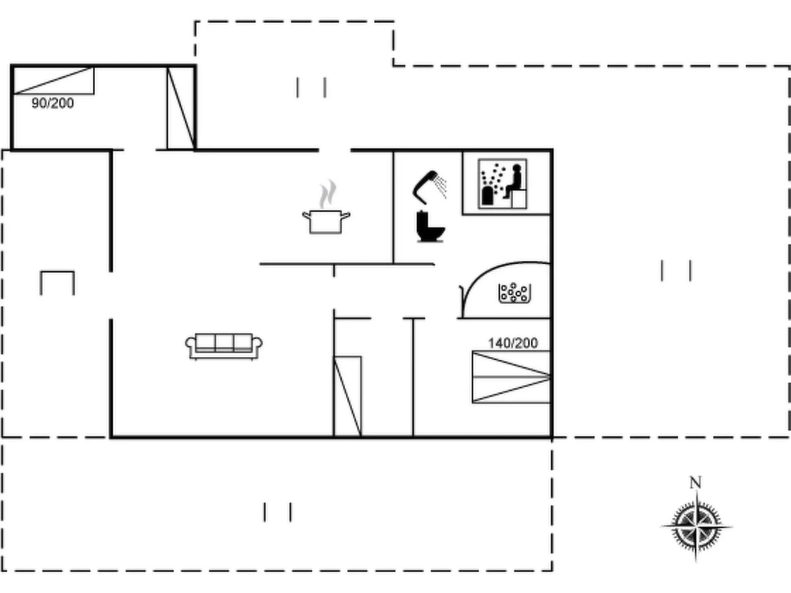 "Gunvor" - 1km from the sea