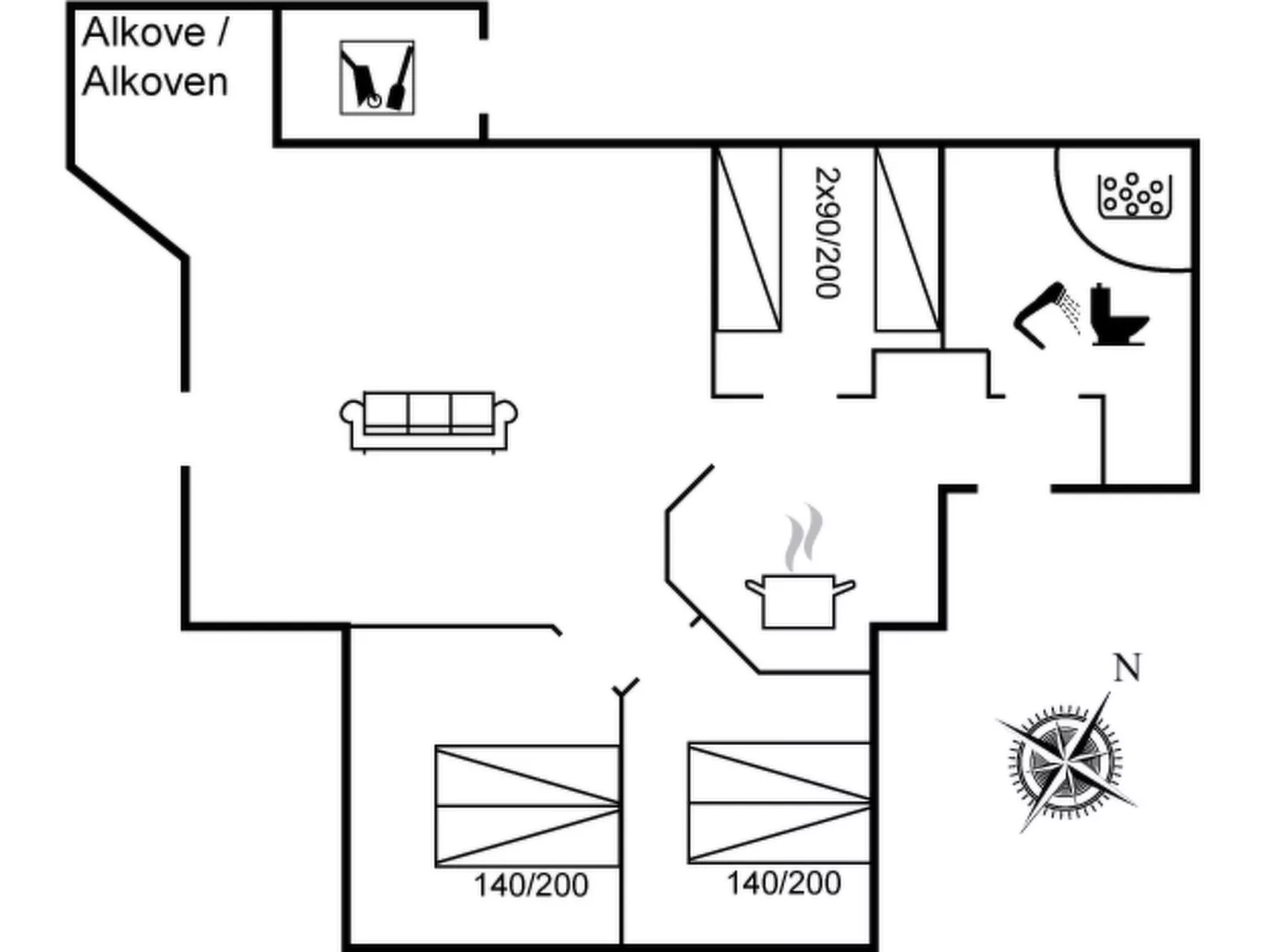 "Esaline" - 400m from the sea