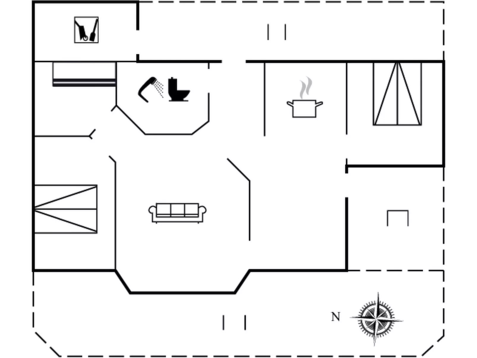 "Arntraud" - 250m from the sea