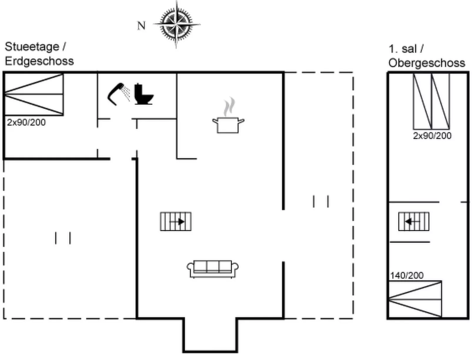 "Gunulf" - 150m from the sea