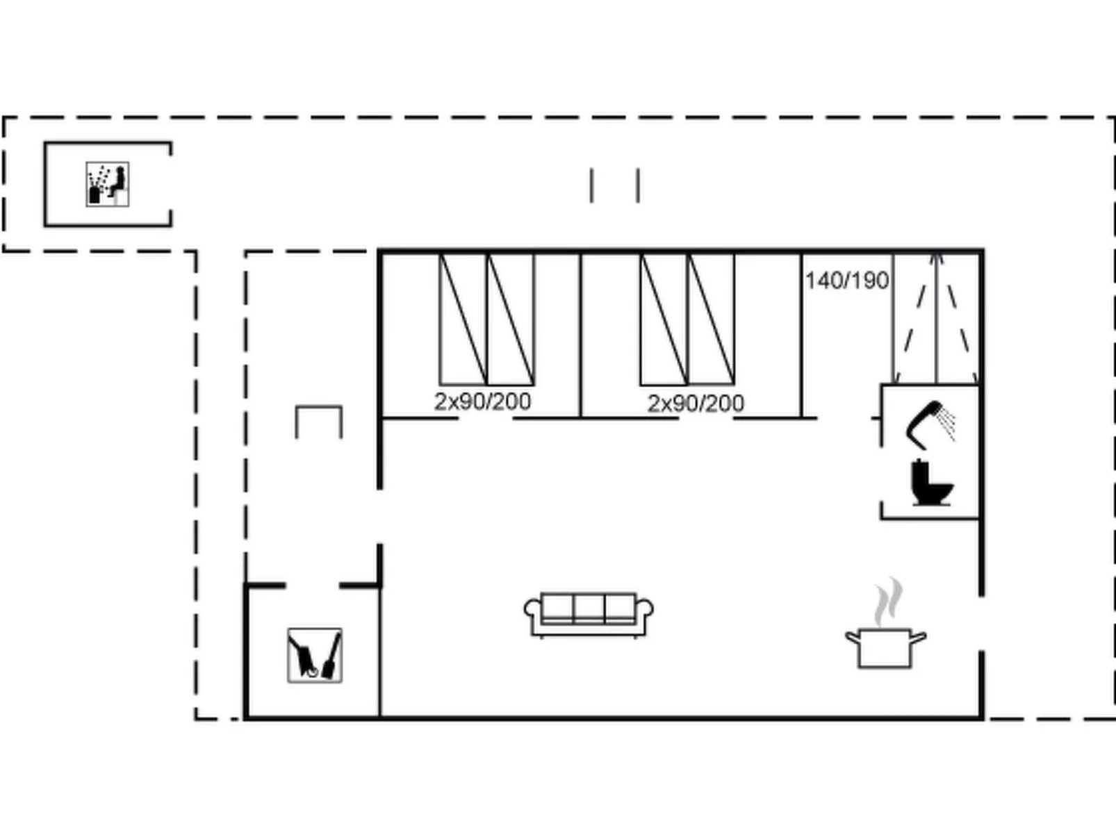 "Ebertina" - 500m from the sea