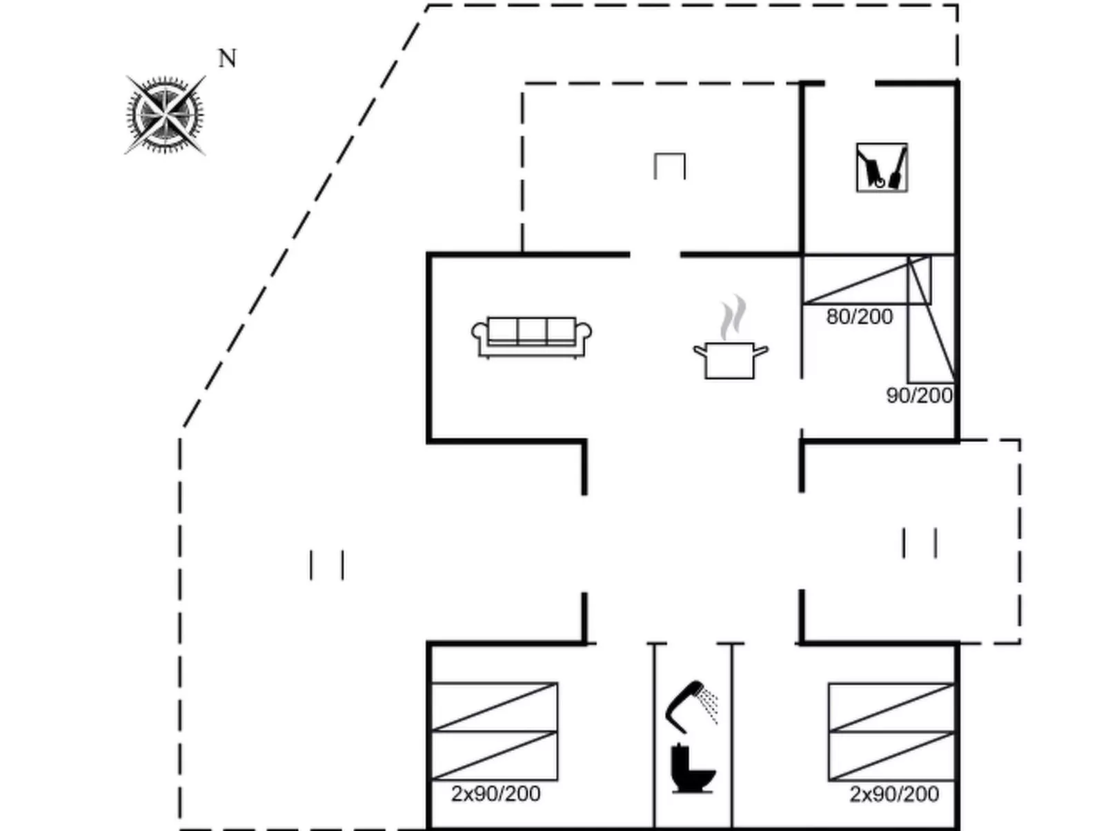 "Kolja" - 525m from the sea