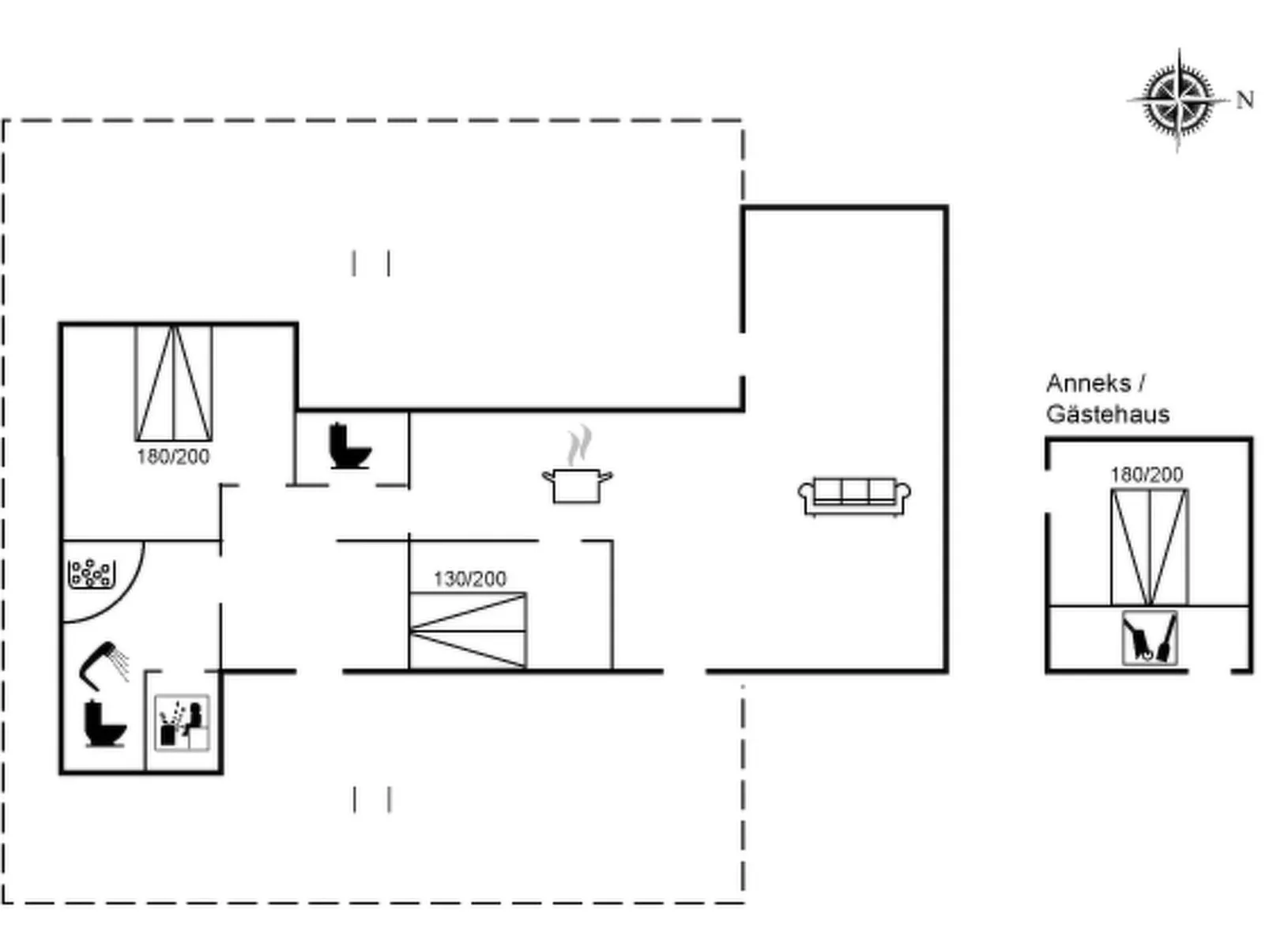 "Ingela" - 350m from the sea