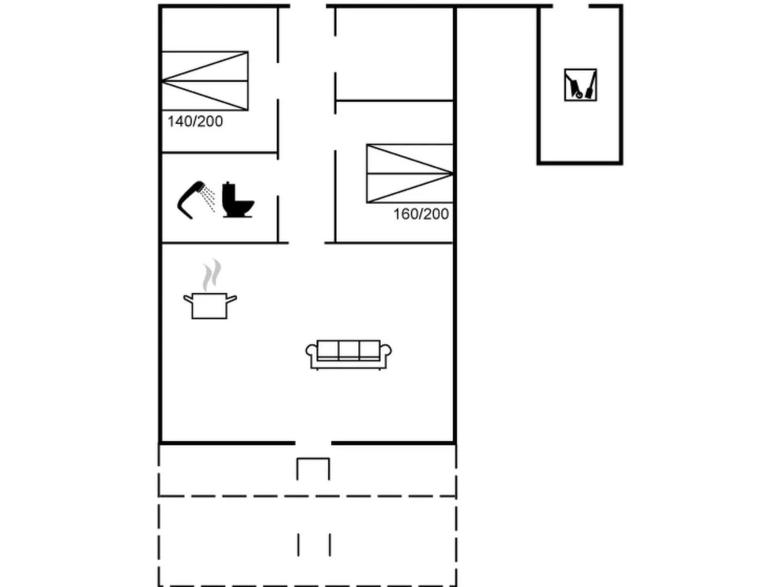 "Andon" - 2.7km from the sea