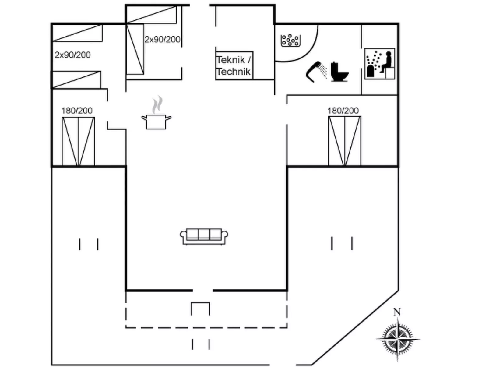 "Thythkil" - 3km from the sea