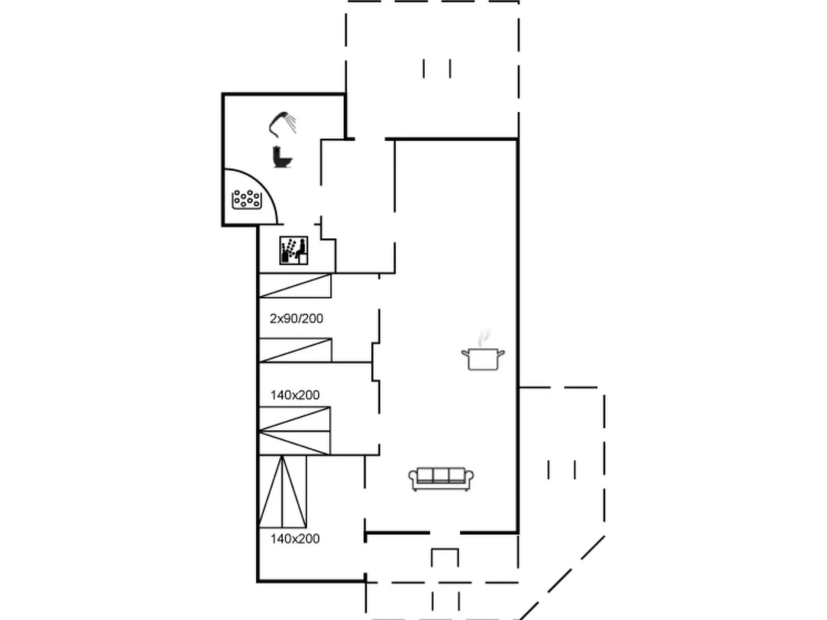 "Fides" - 600m from the sea