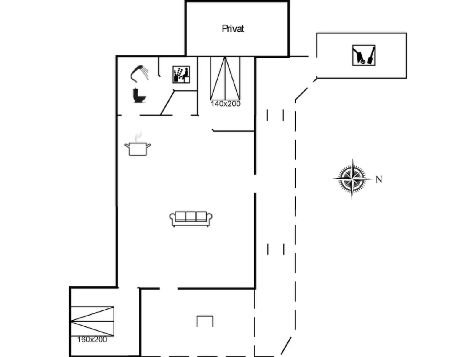 "Dorete" - 2.2km from the sea