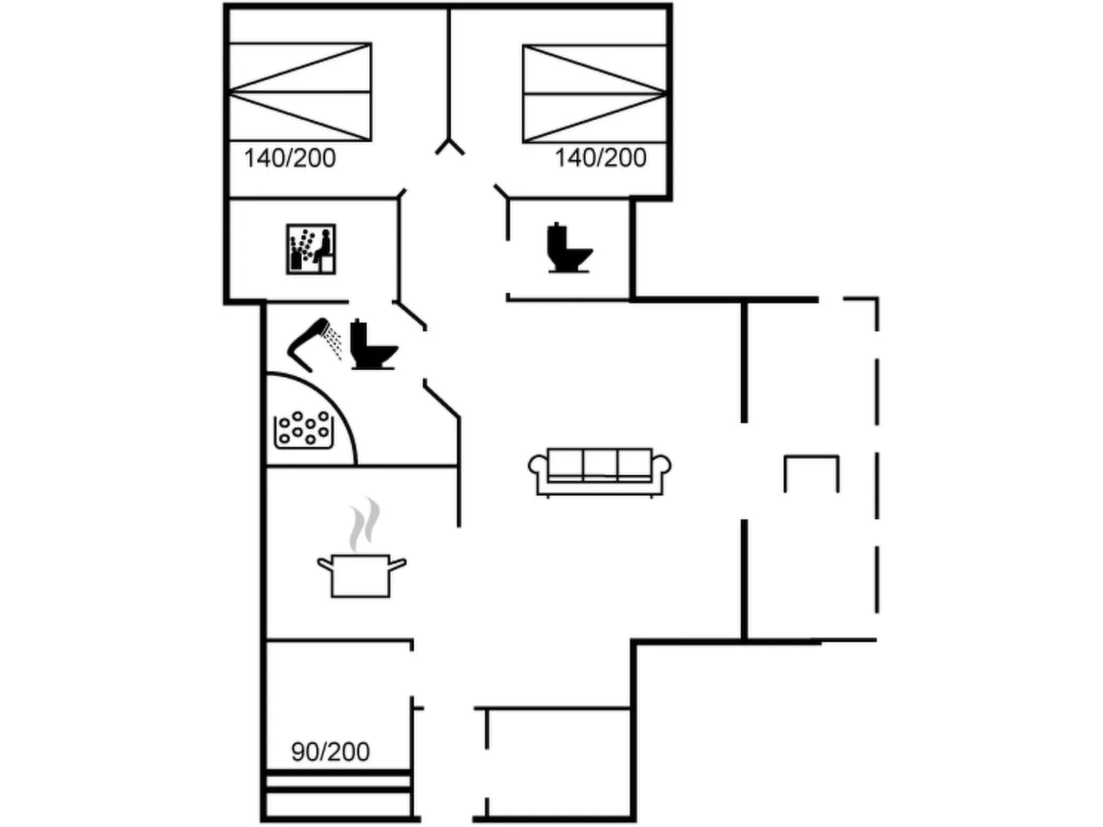 "Annelore" - 400m from the sea