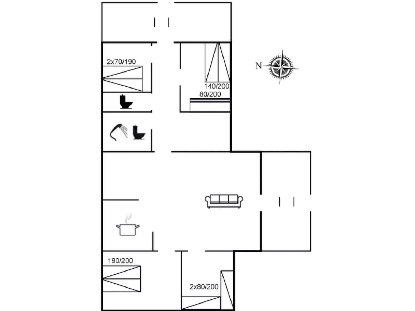 "Hjalmara" - 900m from the sea