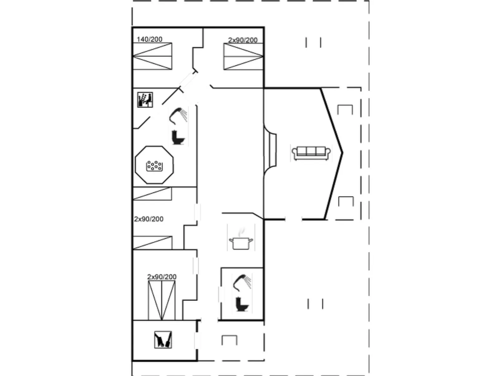 "Guththorm" - 600m from the sea