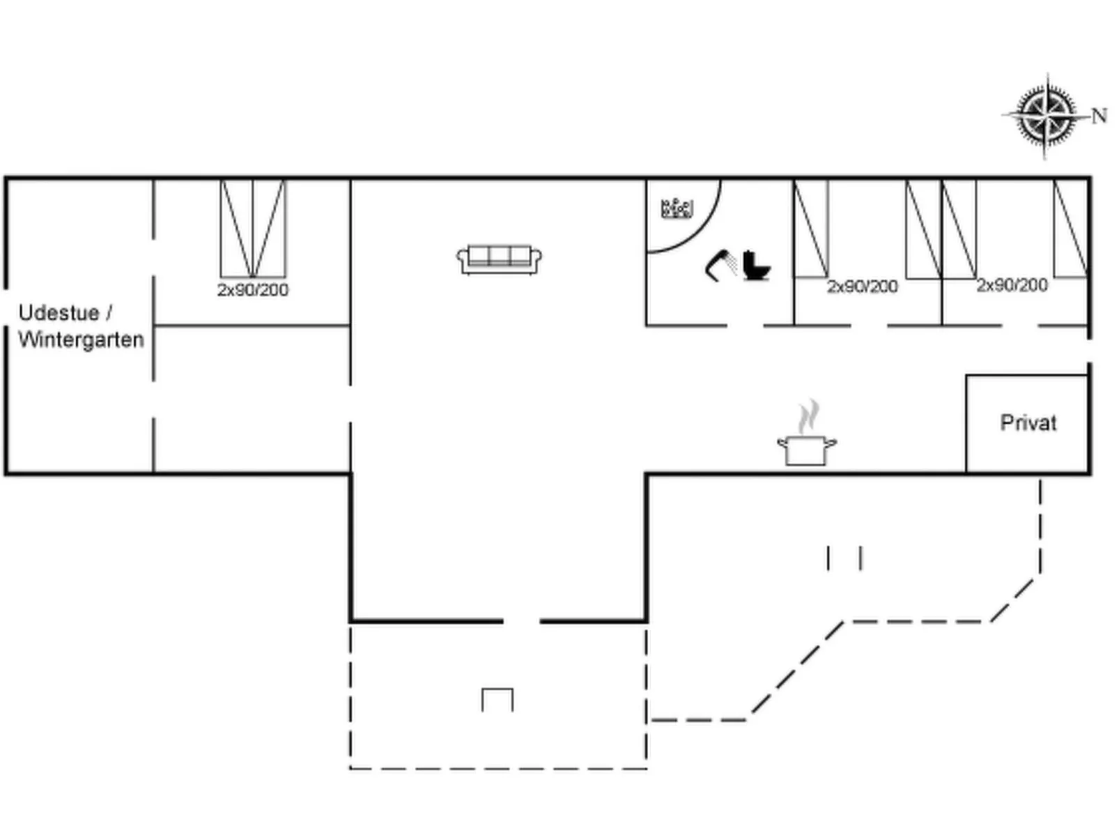 "Hegge" - 300m from the sea