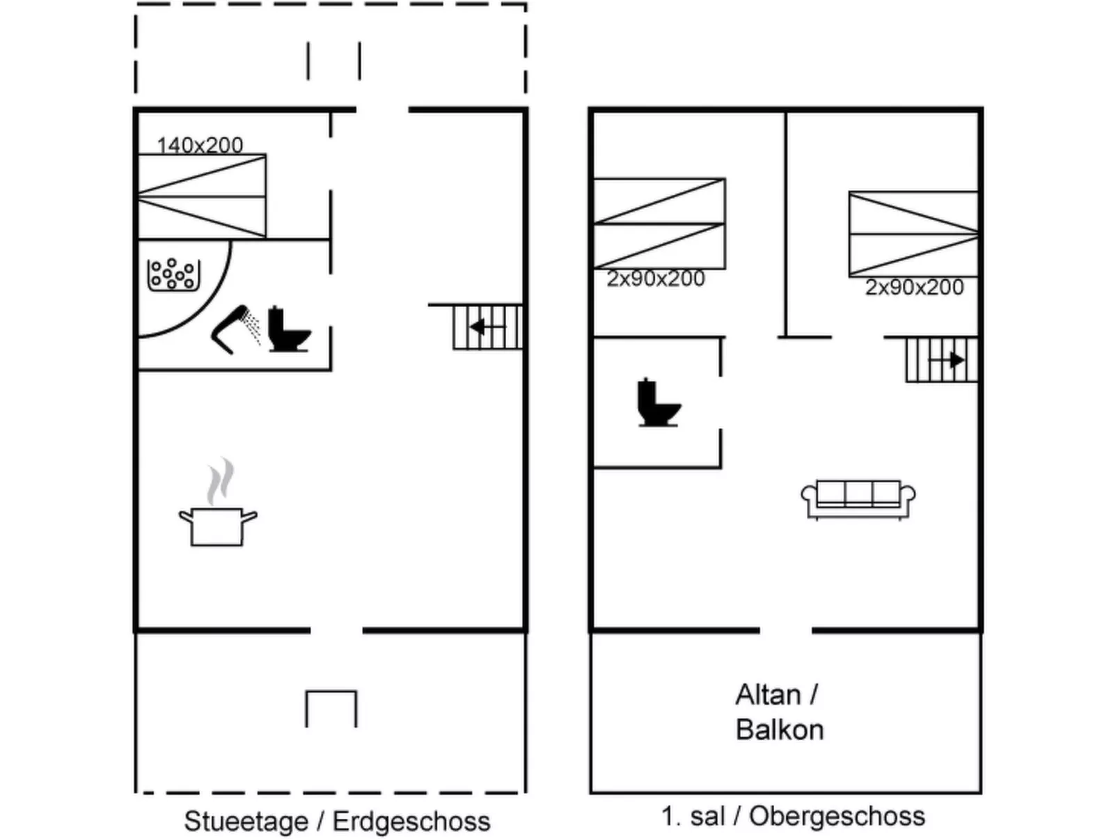 "Oliver" - 600m from the sea