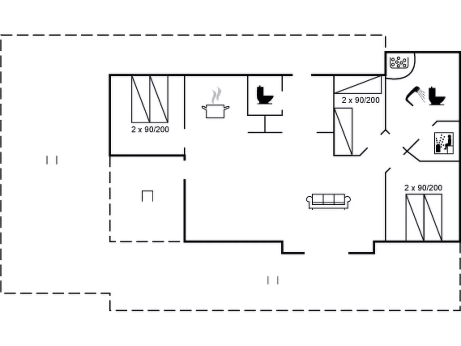"Marielouise" - 900m from the sea