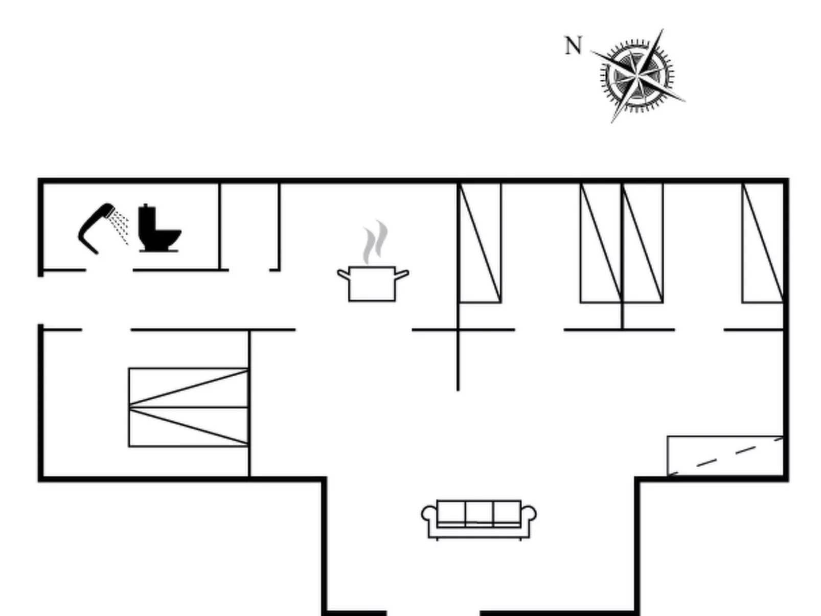 "Sida" - 600m from the sea