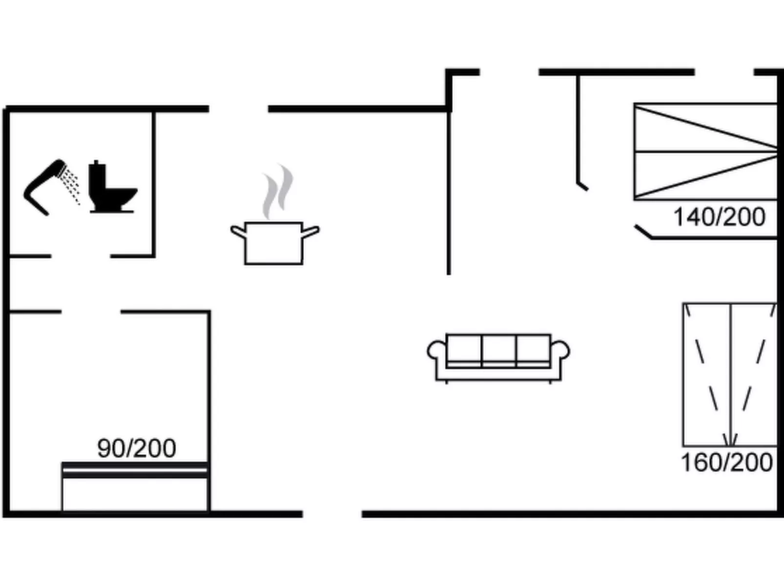 "Grim" - 5m from the sea
