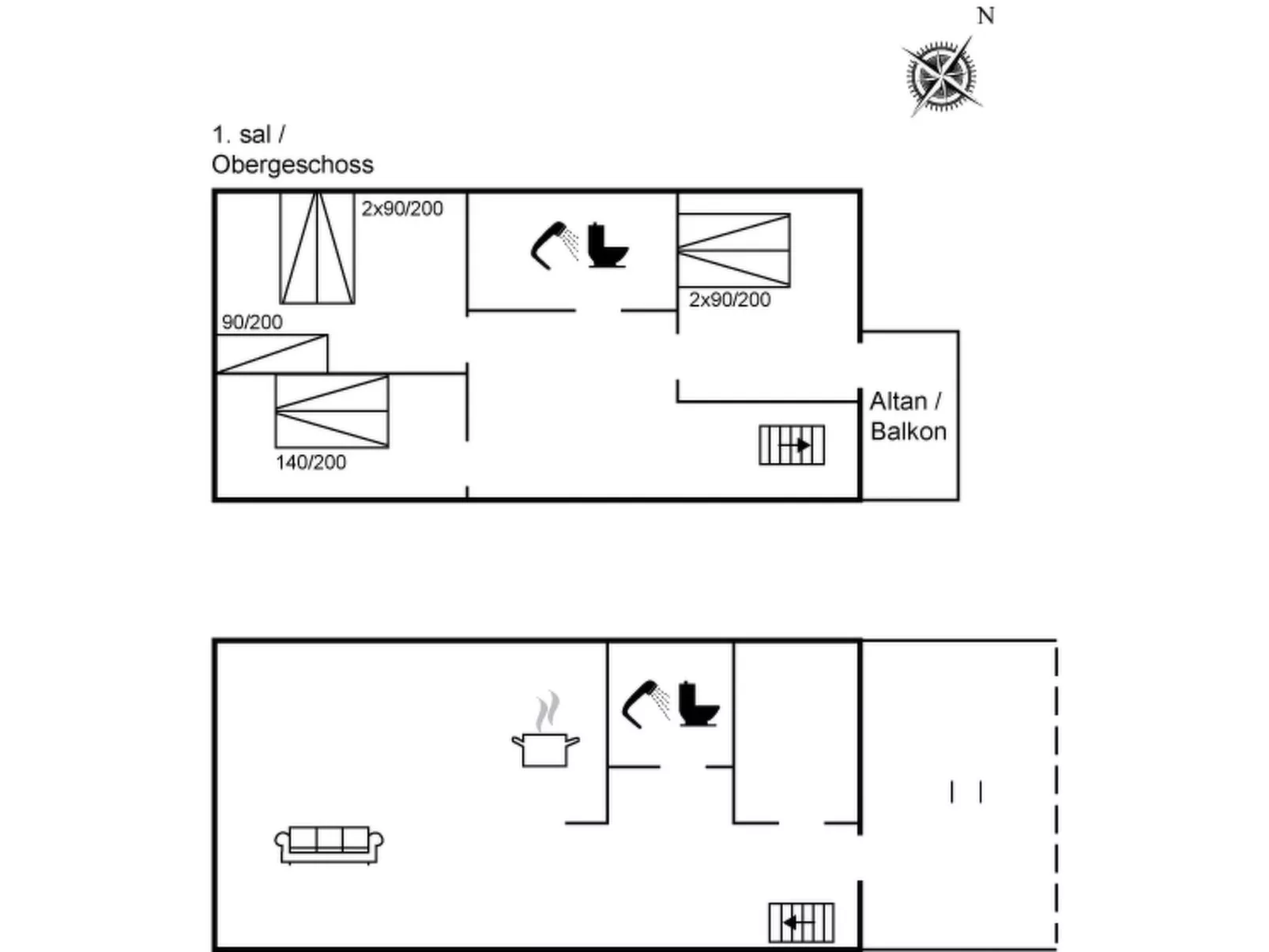 "Theis" - 100m from the sea