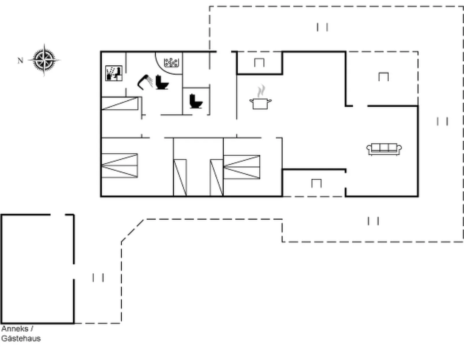 "Gudmar" - 500m from the sea