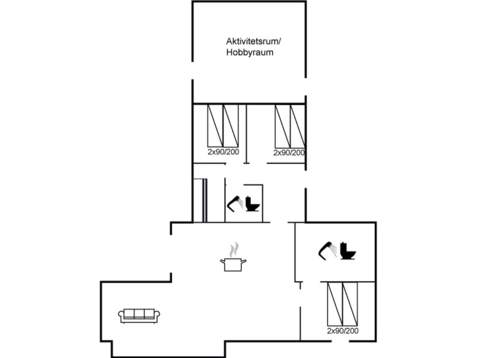 "Timmi" - 100m from the sea