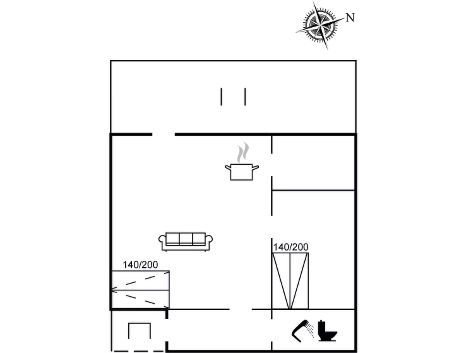 "Lennart" - 750m from the sea