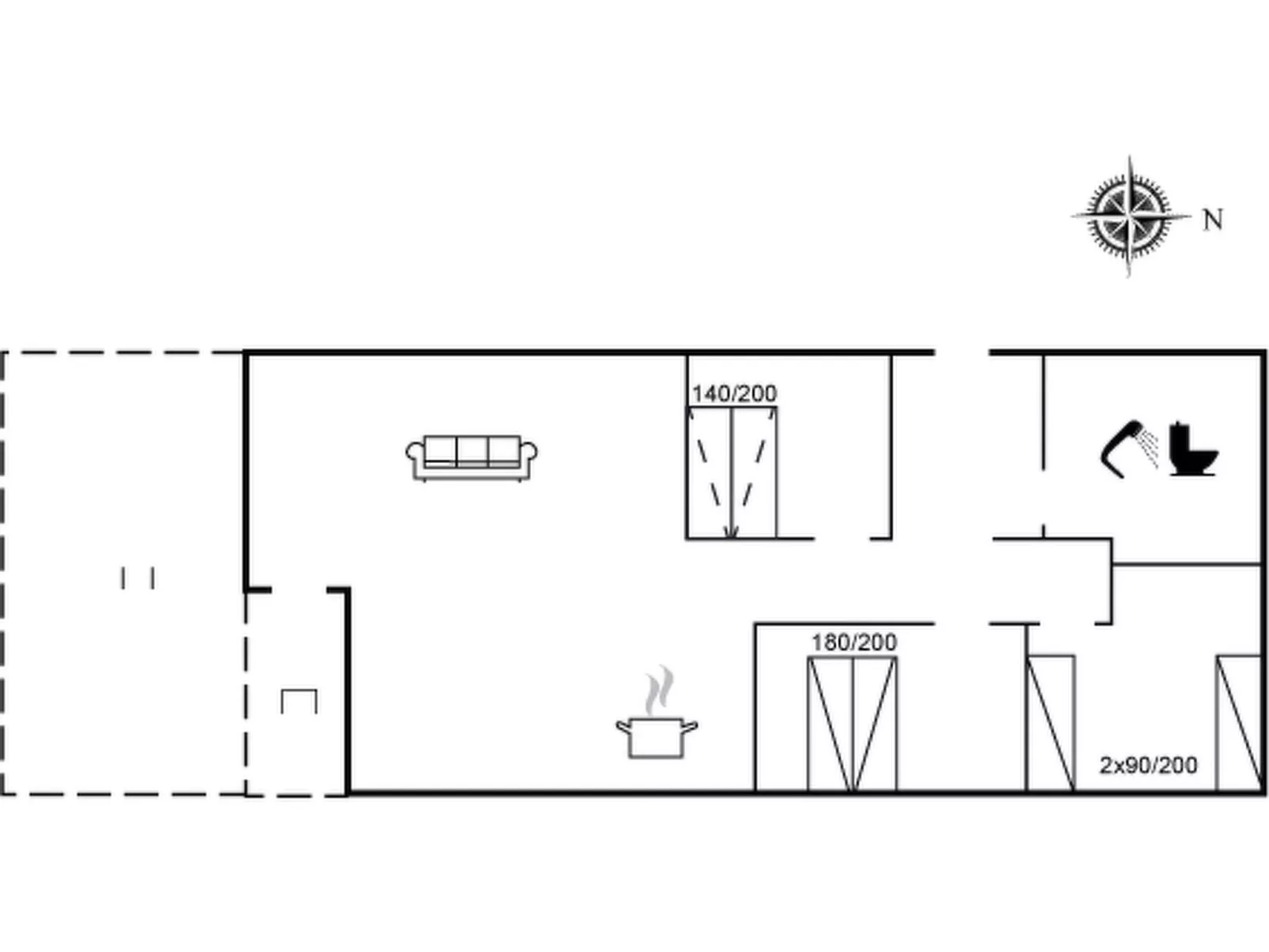 "Øgoti" - 250m from the sea