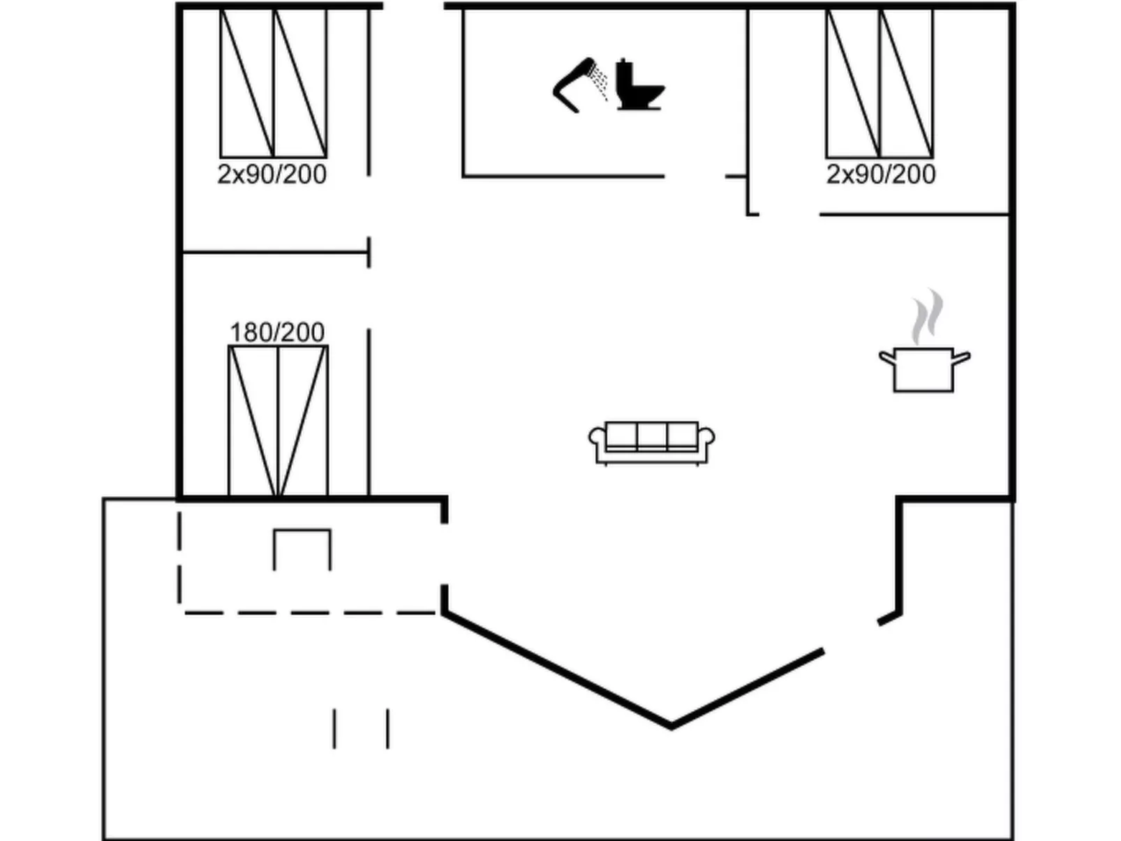 "Evelina" - 150m to the fjord