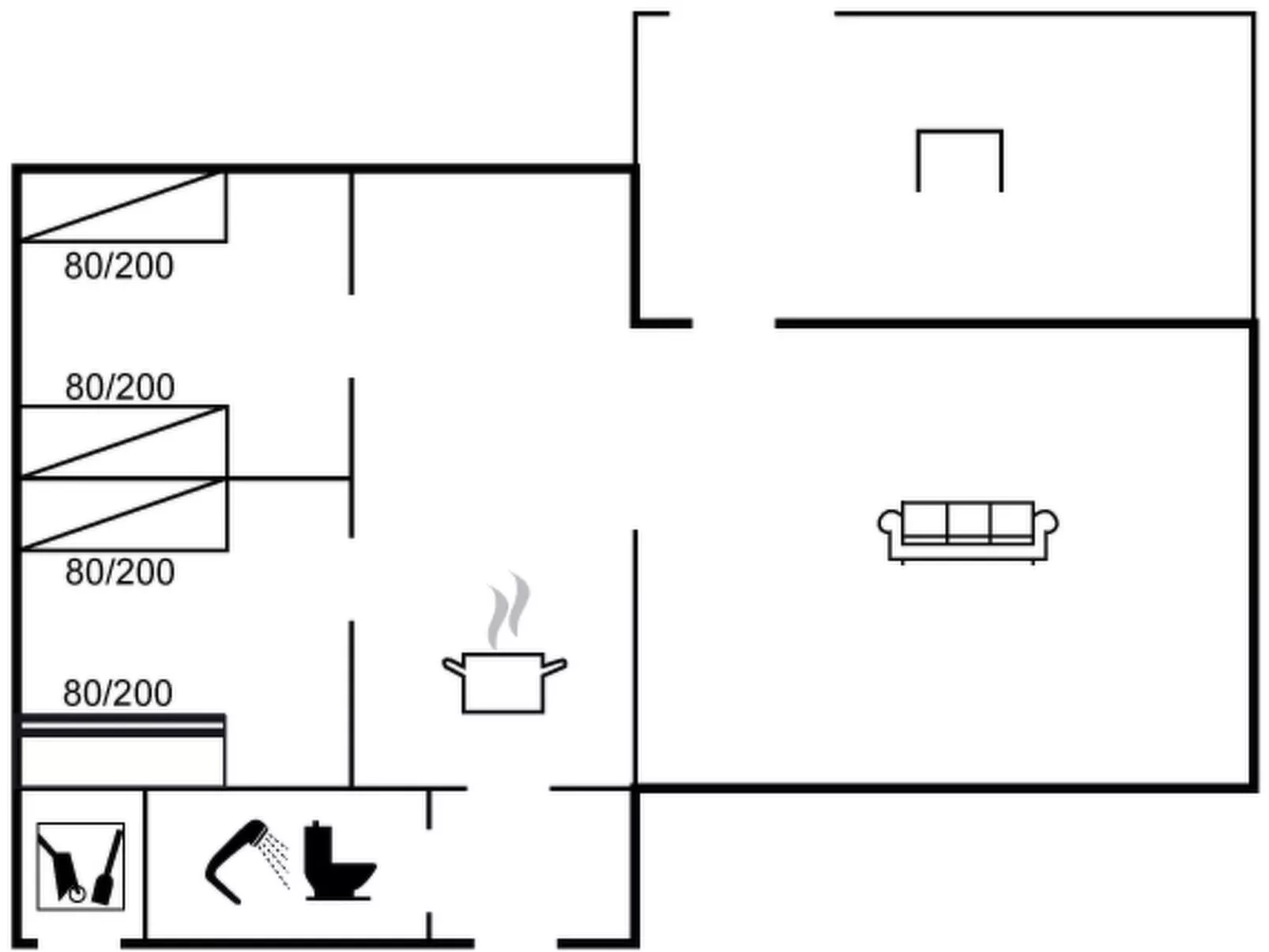 "Lökea" - 800m from the sea