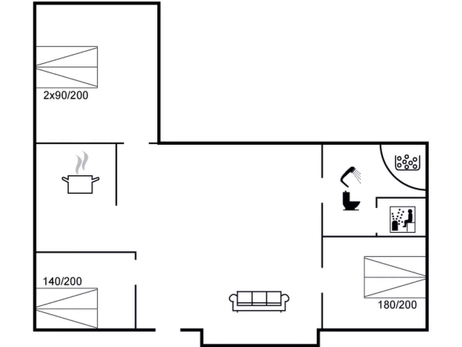 "Gudmund" - 3.9km from the sea