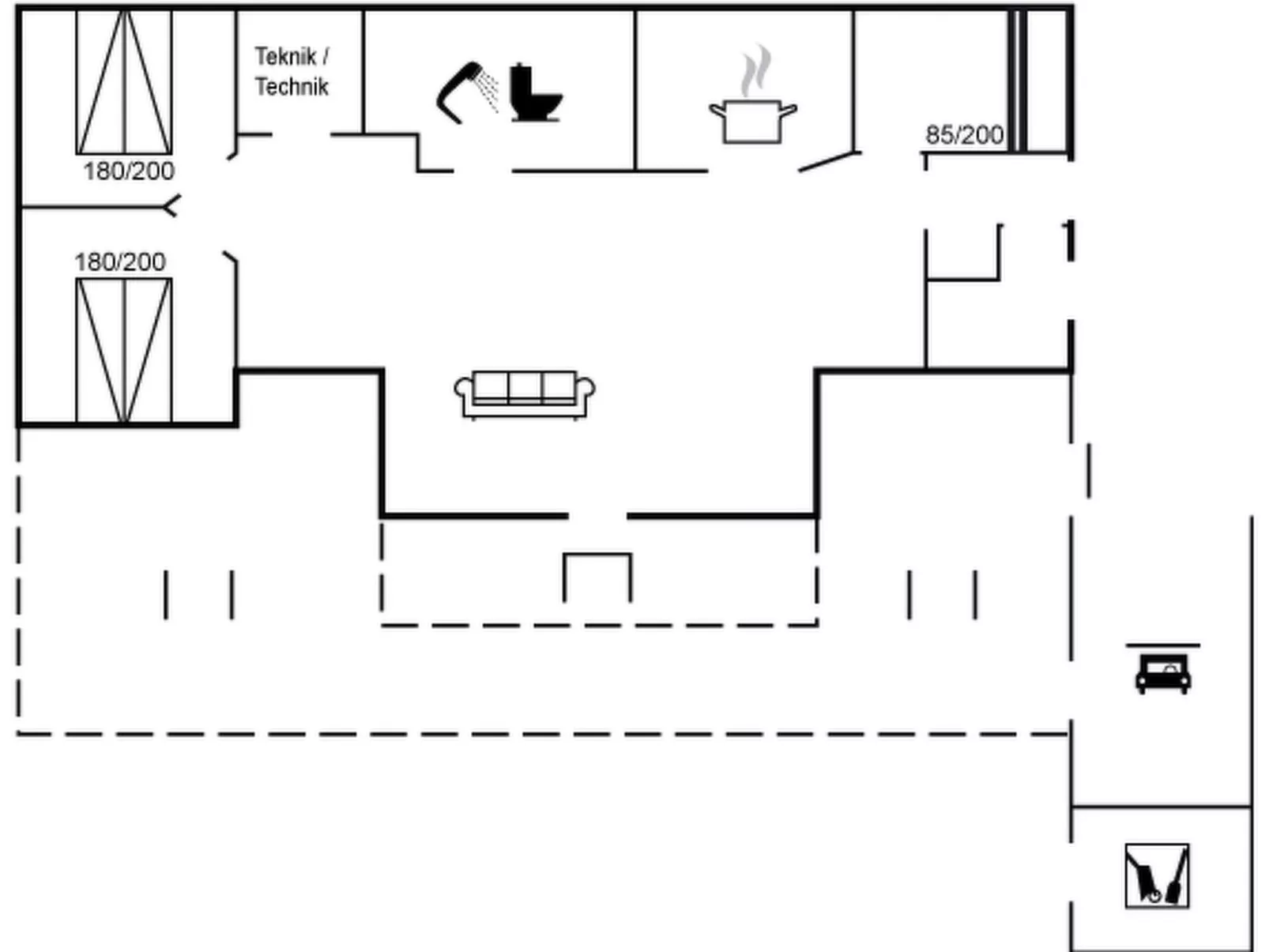 "Maard" - 325m from the sea