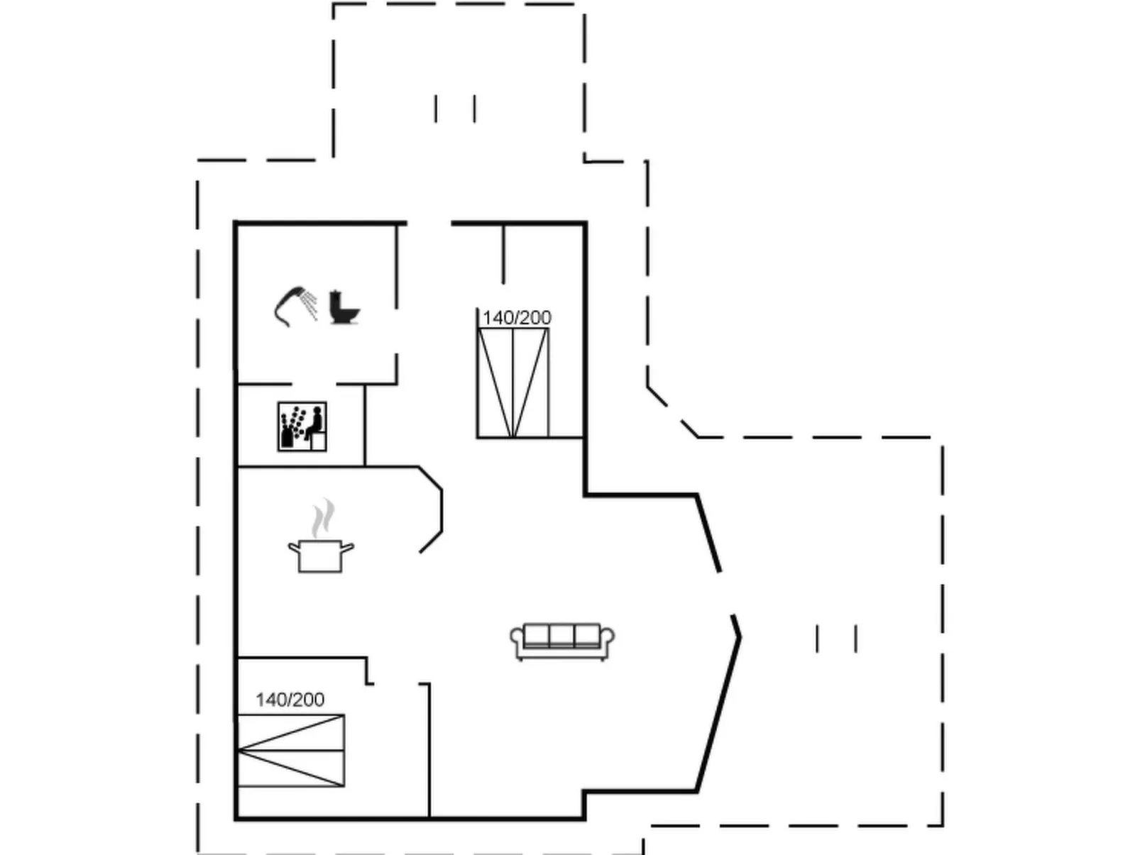 "Valentin" - 400m to the fjord