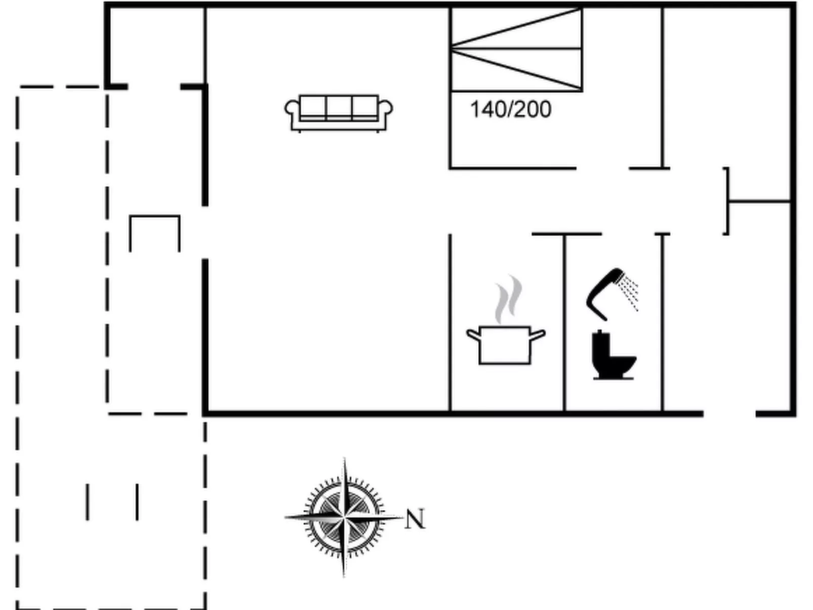 "Aghwith" - 1.2km from the sea