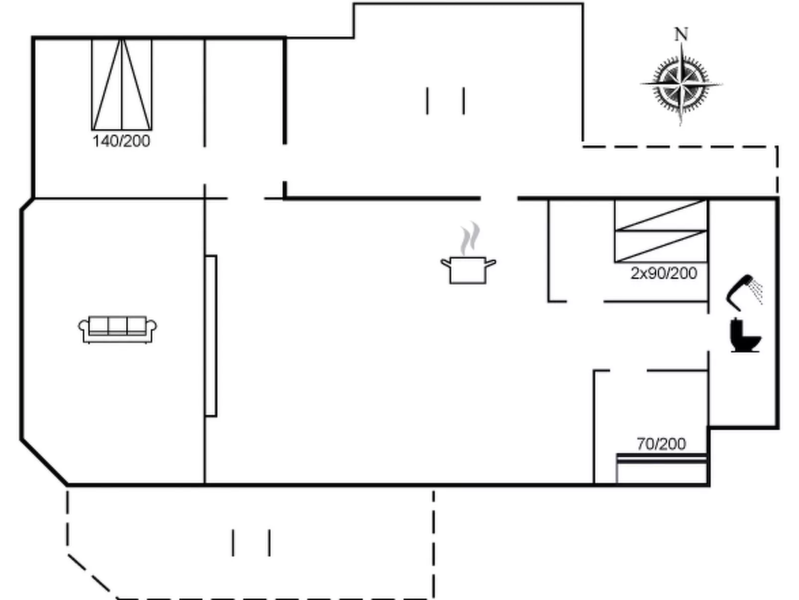 "Guthrik" - 900m from the sea