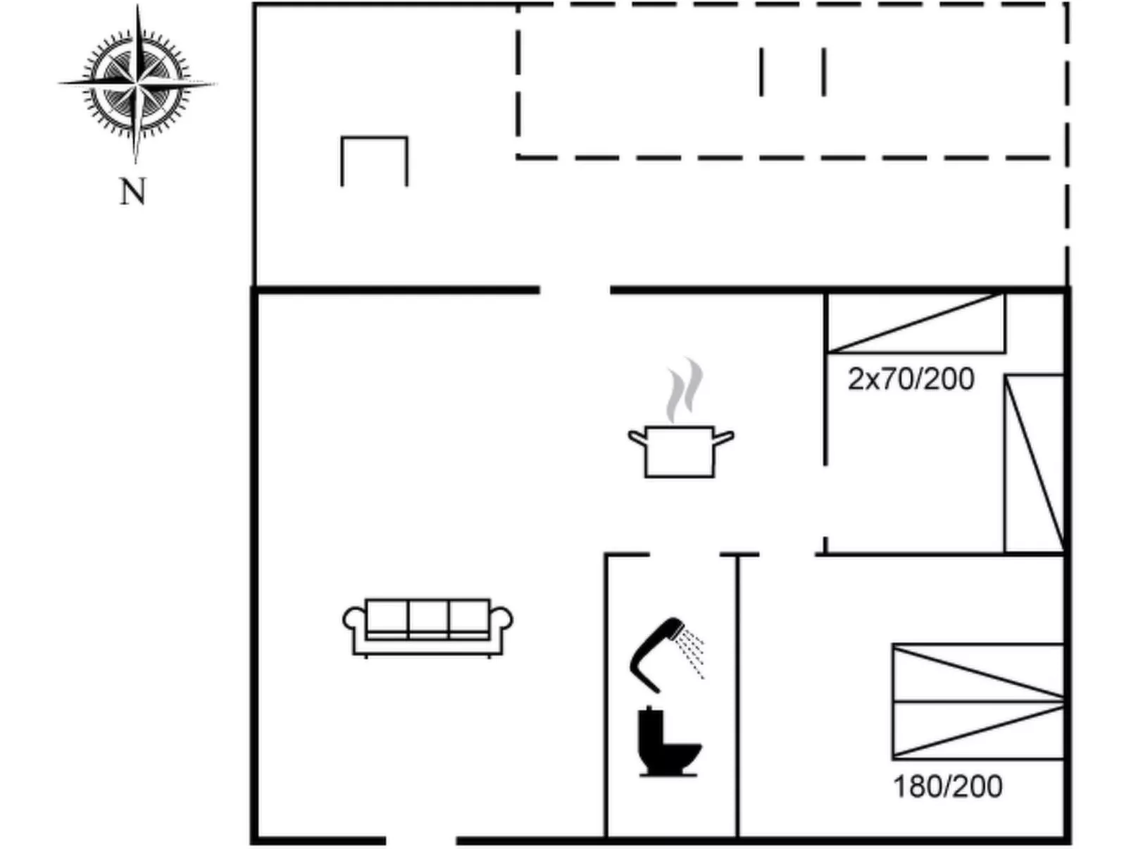 "Guthki" - 275m from the sea