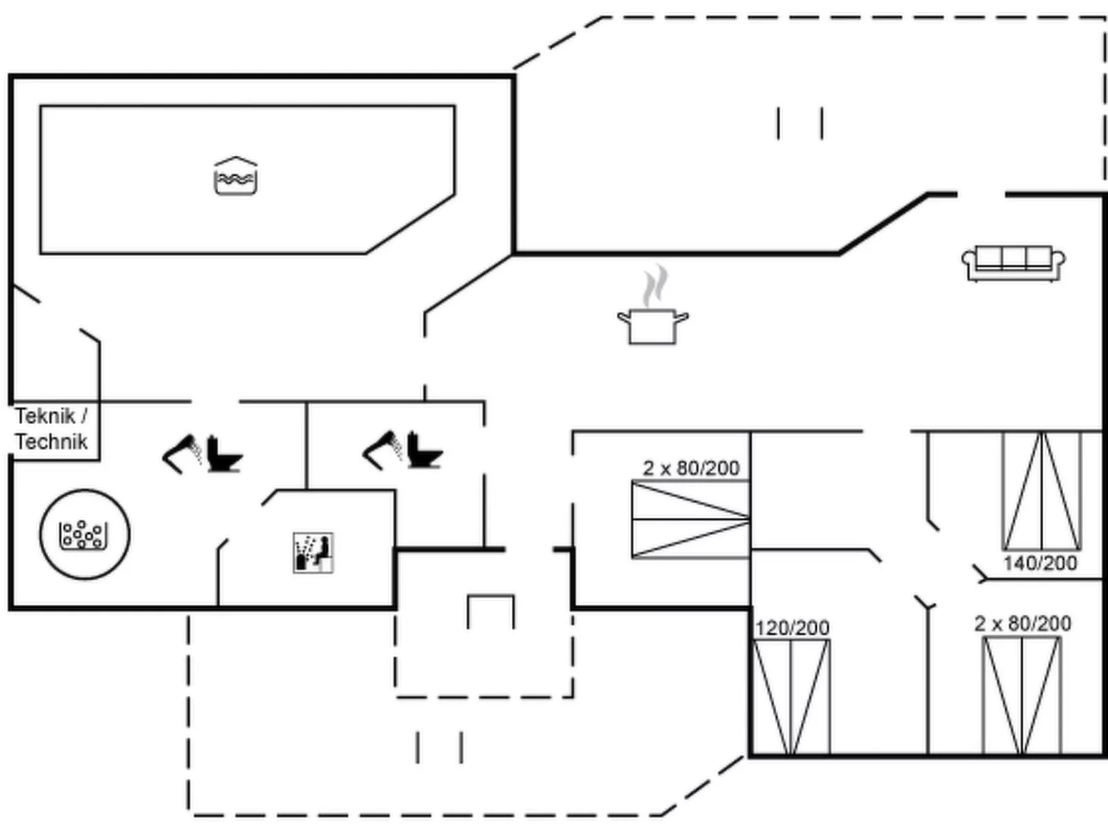 "Amadahy" - 950m from the sea