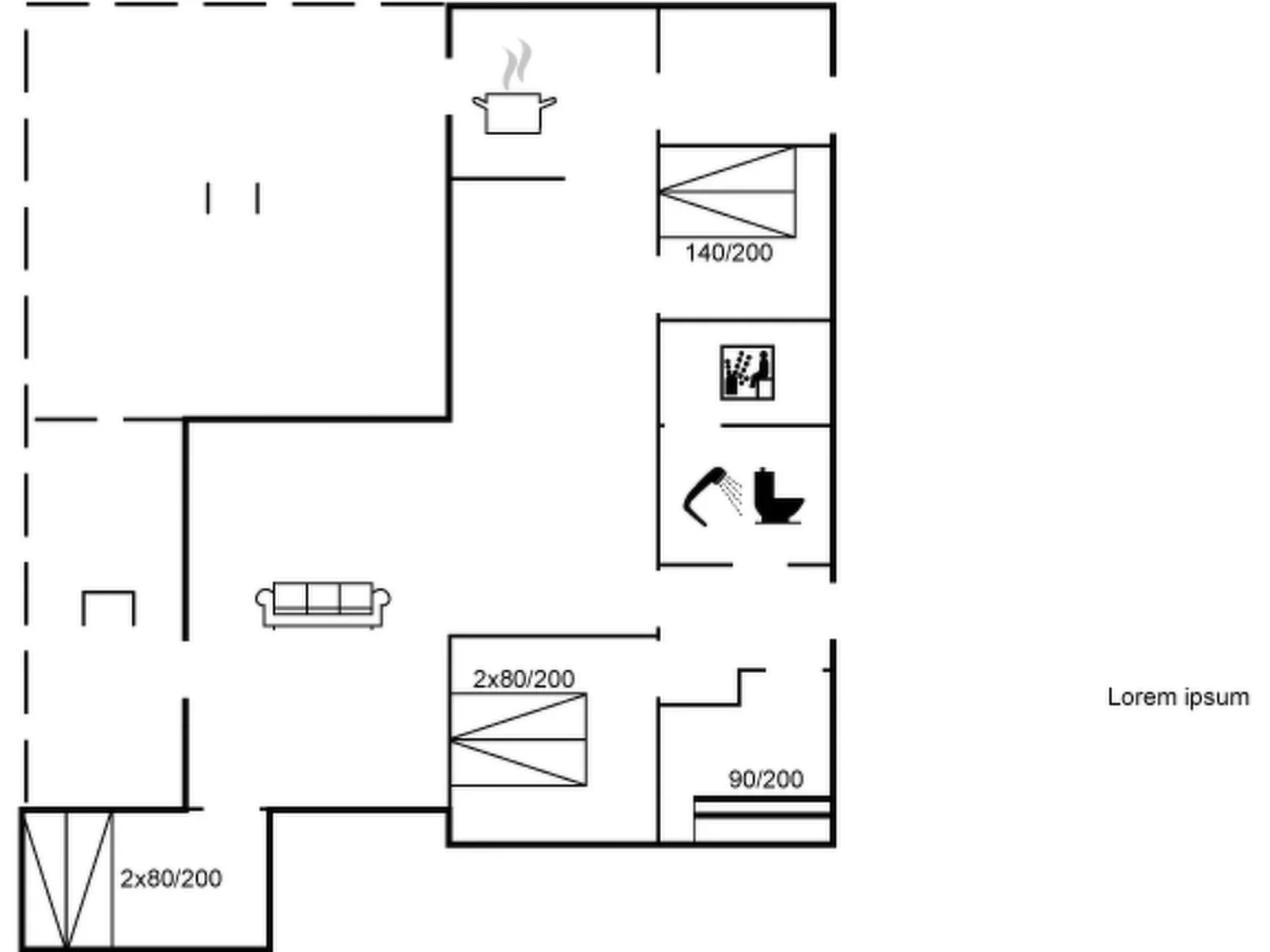 "Gaja" - 1km from the sea