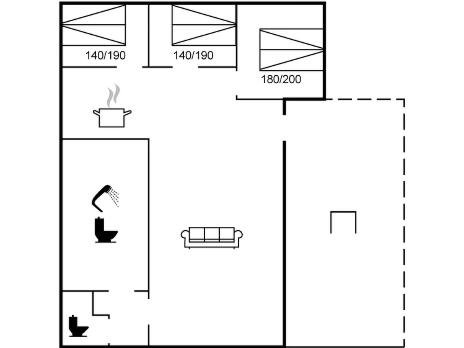 "Madsen" - 500m from the sea